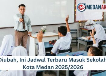 Diubah, Ini Jadwal Terbaru Masuk Sekolah Kota Medan 2025/2026