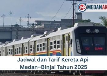 Jadwal dan Tarif Kereta Api Medan–Binjai Tahun 2025