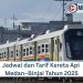 Jadwal dan Tarif Kereta Api Medan–Binjai Tahun 2025