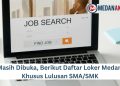 Masih Dibuka, Berikut Daftar Loker Medan Khusus Lulusan SMA/SMK