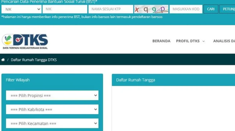 Panduan Mendapatkan Bantuan Sosial DTKS Secara Online dan Offline