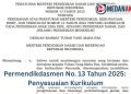 Permendikdasmen No. 13 Tahun 2025: Penyesuaian Kurikulum