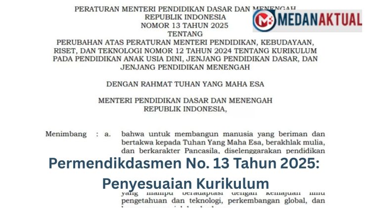 Permendikdasmen No. 13 Tahun 2025: Penyesuaian Kurikulum