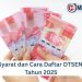 Syarat dan Cara Daftar DTSEN Tahun 2025