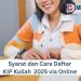 Syarat dan Cara Daftar KIP Kuliah 2025 via Online