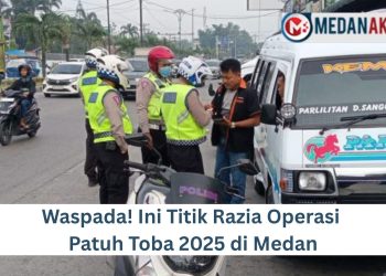 Waspada! Ini Titik Razia Operasi Patuh Toba 2025 di Medan