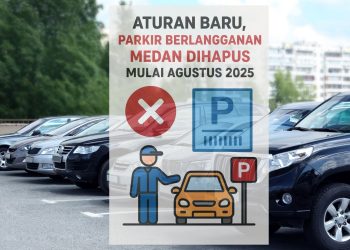 Aturan Baru, Parkir Berlangganan Medan Dihapus Mulai Agustus 2025