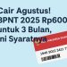 Cair Agustus! BPNT 2025 Rp600.000 untuk 3 Bulan, Ini Syaratnya