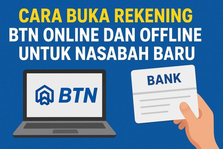 Cara Buka Rekening BTN Online dan Offline untuk Nasabah Baru