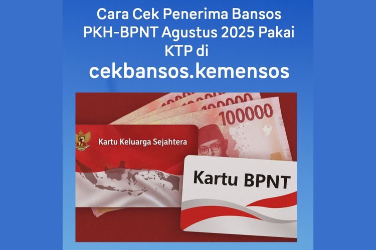 Cara Cek Penerima Bansos PKH-BPNT Agustus 2025 Pakai KTP di cekbansos.kemensos
