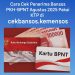Cara Cek Penerima Bansos PKH-BPNT Agustus 2025 Pakai KTP di cekbansos.kemensos