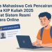 Cara Mahasiswa Cek Pencairan Dana KIP Kuliah 2025 Lewat Sistem Resmi Secara Online
