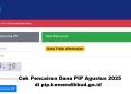 Cek Pencairan Dana PIP Agustus 2025 di pip.kemendikbud.go.id