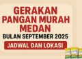 Gerakan Pangan Murah Medan Bulan September 2025, Jadwal dan Lokasi