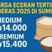 Harga Eceran Tertinggi Beras 2025 di Sumut, Medium Rp14.000 Premium Rp15.400