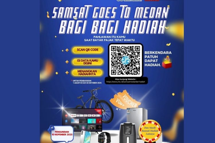 Jadwal dan Cara Ikut Samsat Goes to Medan 2025, Menangkan Hadiahnya!