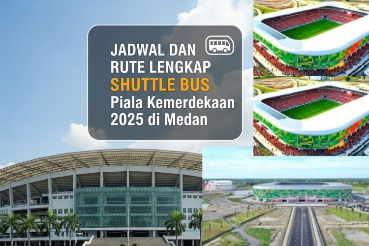 Jadwal dan Rute Lengkap Shuttle Bus Piala Kemerdekaan 2025 di Medan
