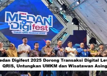 Medan Digifest 2025 Dorong Transaksi Digital Lewat QRIS, Untungkan UMKM dan Wisatawan Asing