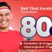 Promo Merdeka KAI Kota Medan Sumut: Diskon 20% untuk Tiket KA Sribilah Utama