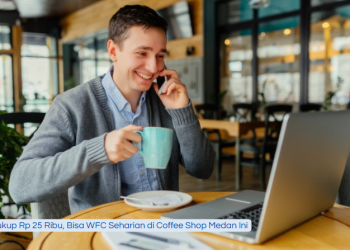 Cukup Rp 25 Ribu, Bisa WFC Seharian di Coffee Shop Medan Ini