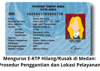 Mengurus E-KTP Hilang/Rusak di Medan: Prosedur Penggantian dan Lokasi Pelayanan