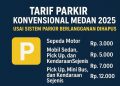 Tarif Parkir Konvensional Medan 2025 Usai Sistem Parkir Berlangganan Dihapus