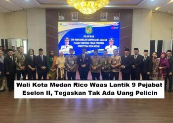 Wali Kota Medan Rico Waas Lantik 9 Pejabat Eselon II, Tegaskan Tak Ada Uang Pelicin