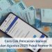 Cara Cek Pencairan Bansos Bulan Agustus 2025 Pakai Nomor NIK
