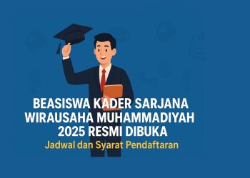 Beasiswa Kader Sarjana Wirausaha Muhammadiyah 2025 Resmi Dibuka Jadwal dan Syarat Pendaftaran