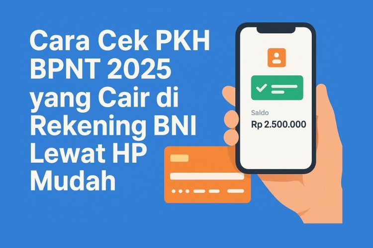 Cara Cek PKH BPNT 2025 yang Cair di Rekening BNI Lewat HP Mudah