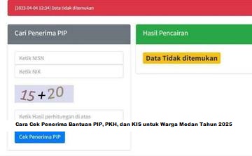 Cara Cek Penerima Bantuan PIP, PKH, dan KIS untuk Warga Medan Tahun 2025