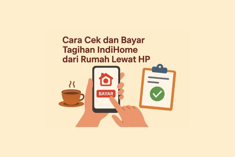 Cara Cek dan Bayar Tagihan IndiHome dari Rumah Lewat HP