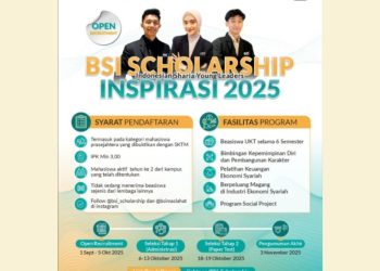 Cara Daftar BSI Scholarship Inspirasi 2025, Terbuka untuk Mahasiswa Sumut