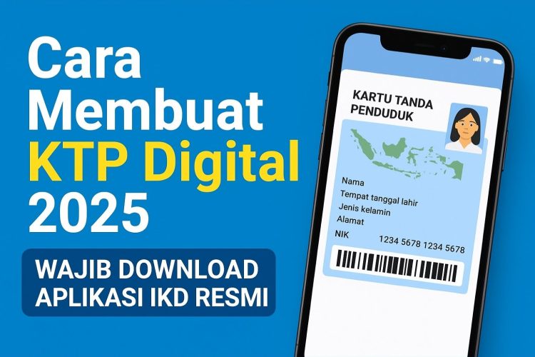 Cara Membuat KTP Digital 2025, Wajib Download Aplikasi IKD Resmi