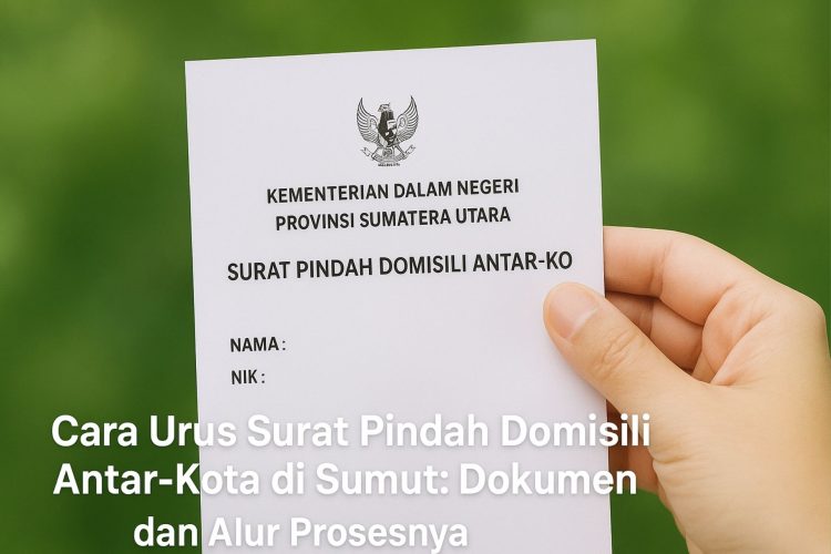 Cara Urus Surat Pindah Domisili Antar-Kota di Sumut: Dokumen dan Alur Prosesnya