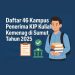 Daftar 46 Kampus Penerima KIP Kuliah Kemenag di Sumut Tahun 2025