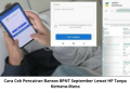 Cara Cek Pencairan Bansos BPNT September Lewat HP Tanpa Kemana-Mana