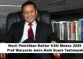 Hasil Pemilihan Rektor USU Medan 2025: Prof Muryanto Amin Raih Suara Terbanyak