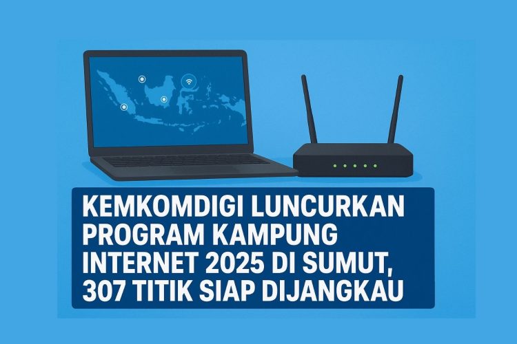 Kemkomdigi Luncurkan Program Kampung Internet 2025 di Sumut, 307 Titik Siap Dijangkau