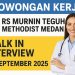 Lowongan Kerja RS Murni Teguh Methodist Medan, Walk In Interview 11 September 2025