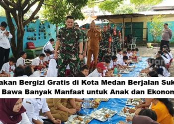Makan Bergizi Gratis di Kota Medan Berjalan Sukses, Bawa Banyak Manfaat untuk Anak dan Ekonomi