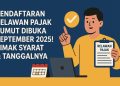 Pendaftaran Relawan Pajak Sumut Dibuka September 2025! Simak Syarat & Tanggalnya