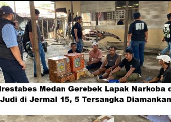 Penggerebekan Narkoba di Medan Jermal 15, Ada Judi Juga
