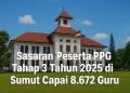 Sasaran Peserta PPG Tahap 3 Tahun 2025 di Sumut Capai 8.672 Guru