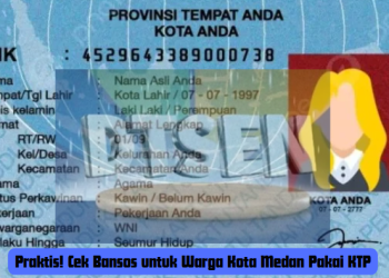 Praktis! Cek Bansos untuk Warga Kota Medan Pakai KTP