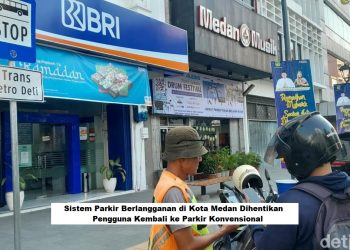 Sistem Parkir Berlangganan di Kota Medan Dihentikan, Pengguna Kembali ke Parkir Konvensional