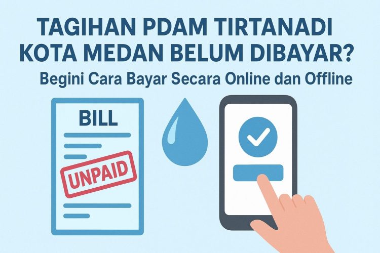Tagihan PDAM Tirtanadi Kota Medan Belum Dibayar Begini Cara Bayar Secara Online dan Offline