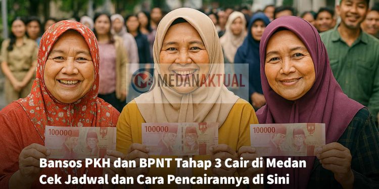 Bansos PKH dan BPNT Tahap 3 Cair di Medan, Cek Jadwal dan Cara Pencairannya di Sini