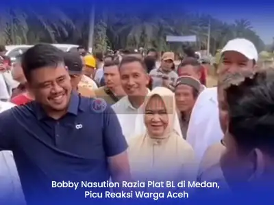 Bobby Nasution Razia Plat BL di Medan, Picu Reaksi Warga Aceh