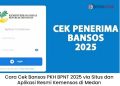 Cara Cek Bansos PKH BPNT 2025 via Situs dan Aplikasi Resmi Kemensos di Medan